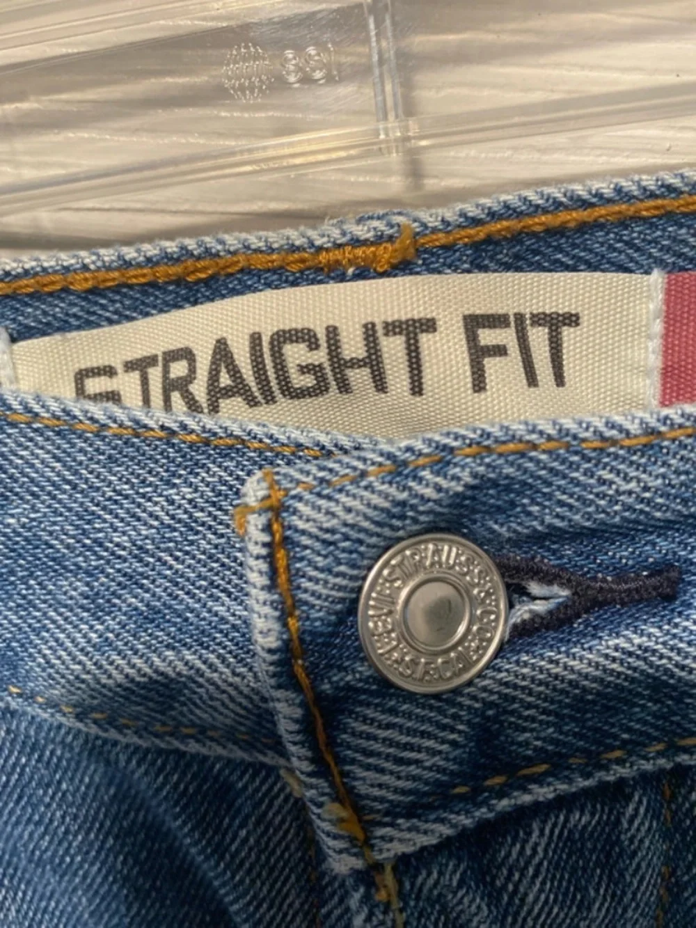 Levi's Men's Straight Fit Blue Denim Jeans